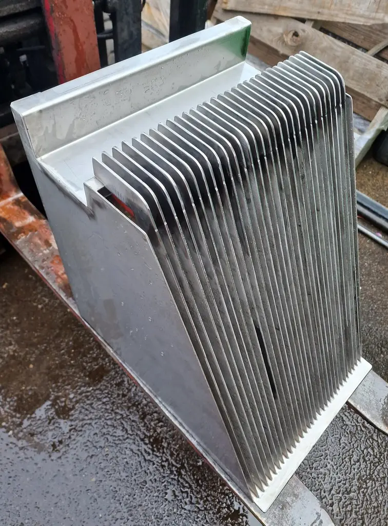 Precision stainless-steel component fabricated by Faraday Fabrications